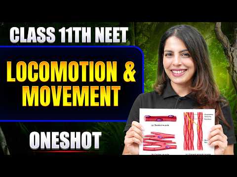 Locomotion & Movement in ONE SHOT | All Concept & PYQ | Basic to Advance | Class 11 NEET