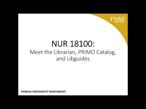 2020 NUR 181 Intro and Libguides