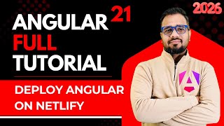 Angular 21 Tutorial in Hindi #67 | Netlify Deployment for Angular Project