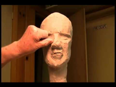 Don's Studio sculpting a head
