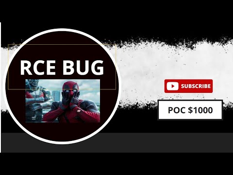 Remote code execution bug bounty poc $1000