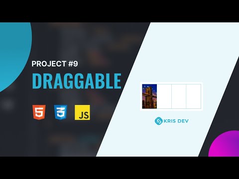 Simple html css javascript project for beginner make draggable element