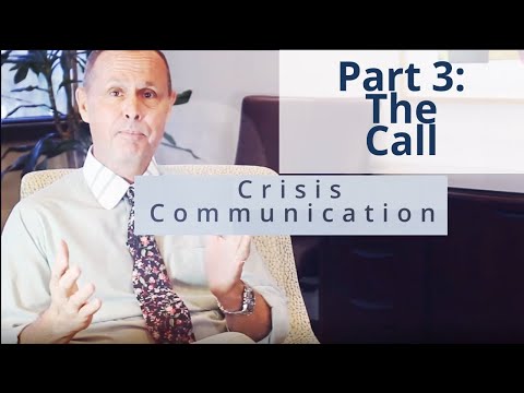 Jeffrey Dunham | Crisis Communication | Part 3: The Call