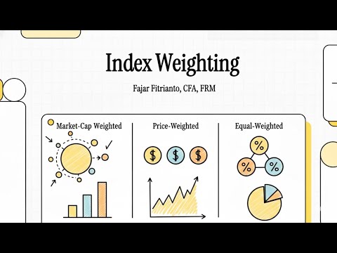 Memahami Index Weighting: Price, Value, dan Equal Weighting (CFA Level 1 Insights) | The Value Curve