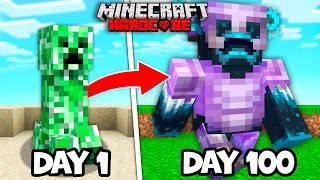 100 days, But I SHAPESHIFT EVERY DAY in Minecraft Hardcore