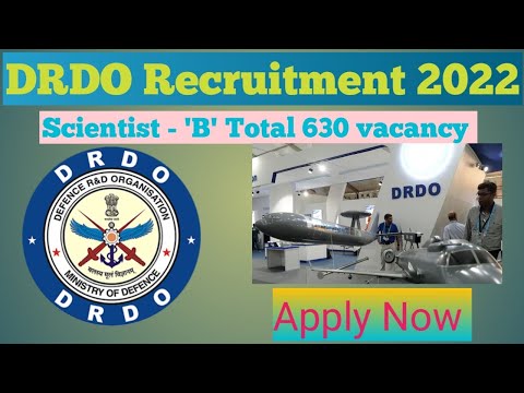 DRDO Recruitment 2022/ Scientist B /RAC/ADA.