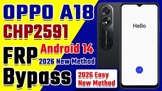OPPO A18 (CPH2591) Android 14 FRP Bypass without PC | 2026 Easy New Method #oppoa18 #frp #frpbypass
