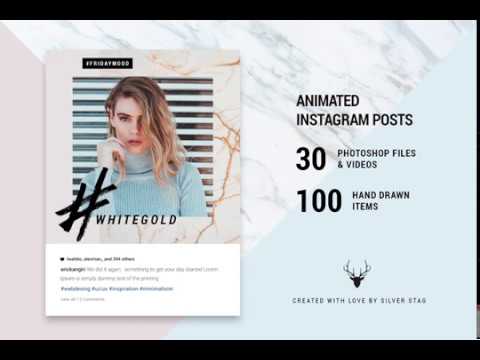 ANIMATED Instagram Posts with Hand-Drawn Elements