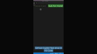 GitHub Copilot Test Drive in VSCODE with Javascript #shorts #coding #js #webdev #vscode