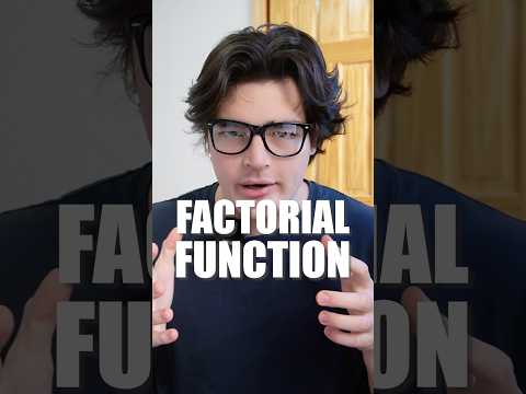 Why is 0 factorial 1? #maths #shorts