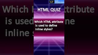 Inline CSS in HTML style Attribute | Interview Question | ChiPi Technologies