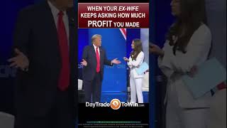 Trump Trading Short #trading #investing #daytraders #trump
