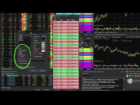 Filtering Scanners on the Sterling Trader® Pro Platform