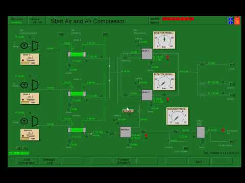 Air Compressor System Startup - Simulation - Georgian College Power Engineering - PENG1005