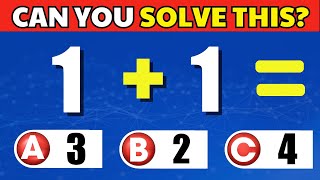 Can You Pass This Math Quiz? 🤓 | 45 Questions Challenge | QuizEarth