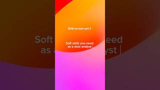 Soft skills you need as a data analyst #girlsintech #tech #dataanalysis #communication #womenintech