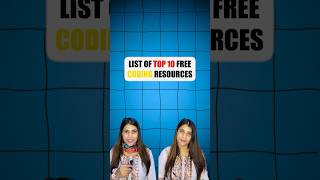 Free Coding Resources 🤩 #coding #pythonlearning #programming #cprogramming #ai #career #techtips