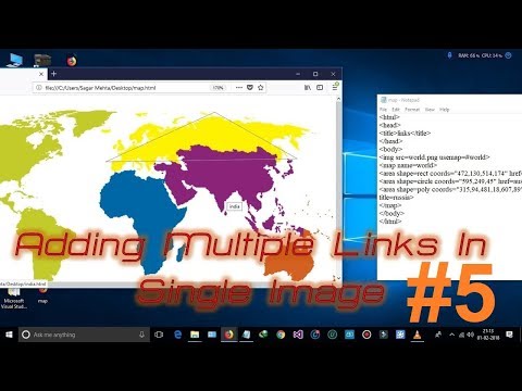 Map And Area Tag,Adding Multiple Links In Single Image In Html[Hindi]