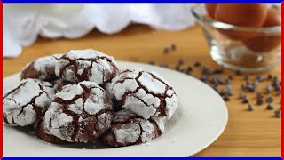 HOW TO MAKE CHOCOLATE CRINKLE COOKIES RECIPE by ItalianCakes USA
