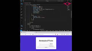 -How To Design Animated Form Using HTML and CSS? #coding #codingdays #html #css #htmlcssjavascript--