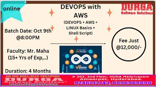 DEVOPS with AWS Online Training @ DURGASOFT