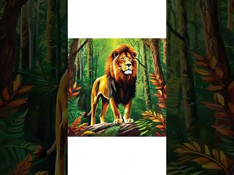 AI Generated(World of AI) #AIart #LionKing #DigitalCreation #WildlifeArt #ArtificialIntelligence