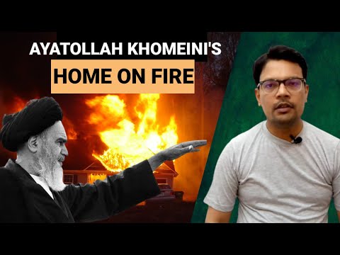 Iranian protest burned the house of Ayatollah Khomeini || Explained by Kamran Hassan