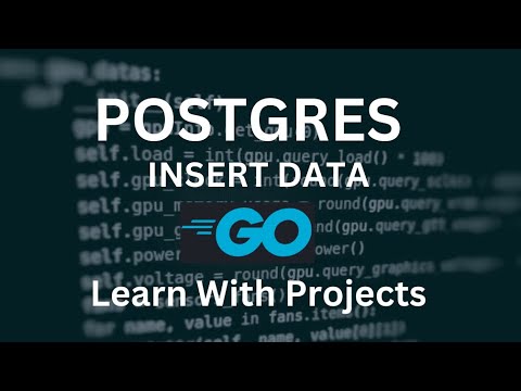 Inserting Data In Postgres Using Gorm And Fiber Routing In Golang | Rest Api In Golang With Projects