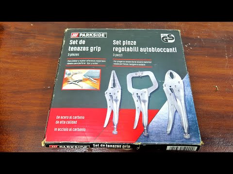 Parkside 3pc  Locking Pliers Review –  Set from Lidl
