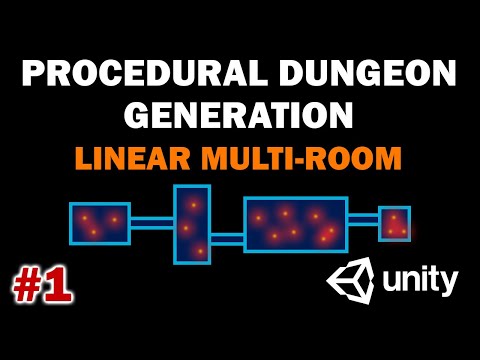 1- Procedural Dungeon Generation in Unity | Modular Linear Multi-Room System (Intro)