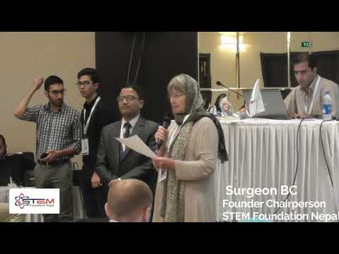 Our Founder and Chairperson Surgeon BC's speech in IBO 2018 || STEM Nepal