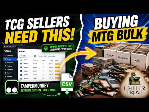 I Built a TCGplayer Tool That Saves Sellers Time — Plus I’m Buying MTG Bulk!