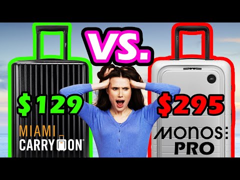 BEFORE YOU BUY: OCEAN CARRY ON vs MONOS CARRY ON PRO REVIEW! A $129 SUITCASE VS A $295 SUITCASE