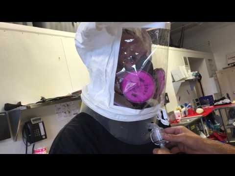 Ryan Being Fit Tested For A Respirator