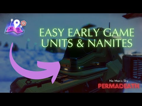 Farming EZ Units & Nanites Early Game | Permadeath Challenge Ep.2