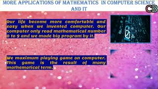 Applicationz of Mathematics in Computer Science and Information Technology||Presentation||CodingBuZz