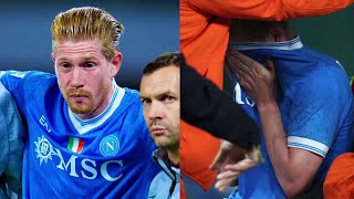 Kevin De Bruyne Suffers Hamstring Injury Vs Inter Milan | Napoli Vs Inter Milan 