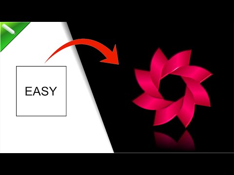 How To Make 3D Flower Logo Design In CorelDraw | Inner 3D Logo| CorelDraw Tutorial In اردو & हिंदी