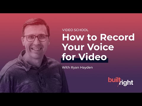 Video School: Get good sound