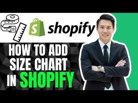 How To Add Size Chart In Shopify