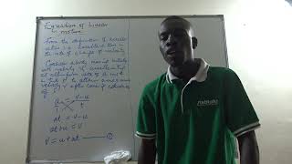 EQUATIONS OF LINEAR MOTION.