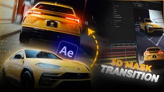 No-Plugin 3D Mask Transition Tutorial - After Effects