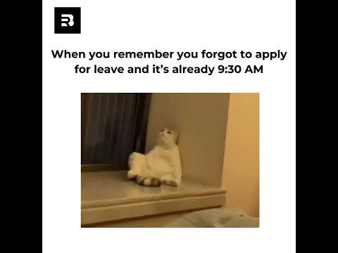 When You Forgot to Apply for Leave 😂 #Shorts #workmemes #officelife