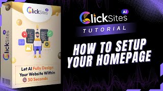 ClickSites 2.0: Setup up Your Home Page in Workspace Settings
