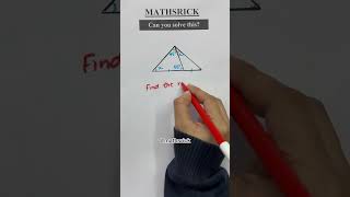 Maths Challenge 📚✅ #geometry #math #school #study #mathtest
