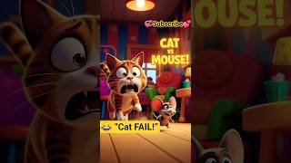 😹 Cat vs Mouse Showdown 🐭 | Funny Cat Prank 😂 | #CatVsMouse #Shorts #Viral #cat