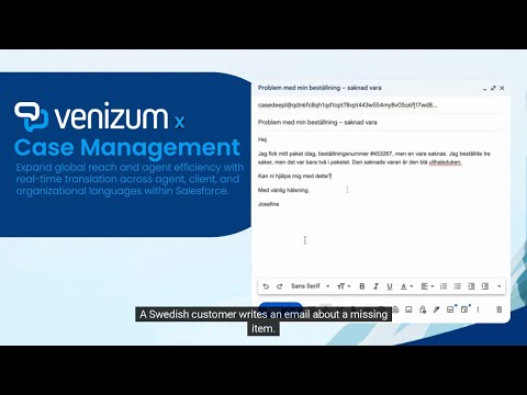 Venizum x Salesforce's Case Management (2025)