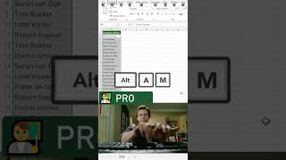 🧹 Remove duplicate rows instantly in Excel with Alt A M #excel #excelforbeginners #exceltips