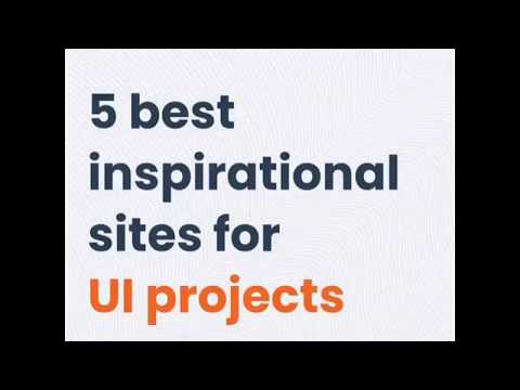 5 Best Inspirational Sites for UI Projects