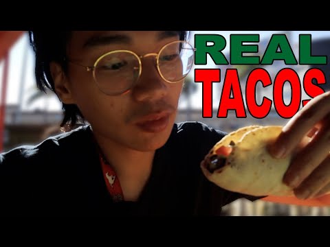 EATING REAL LOCAL MEXICAN TACOS